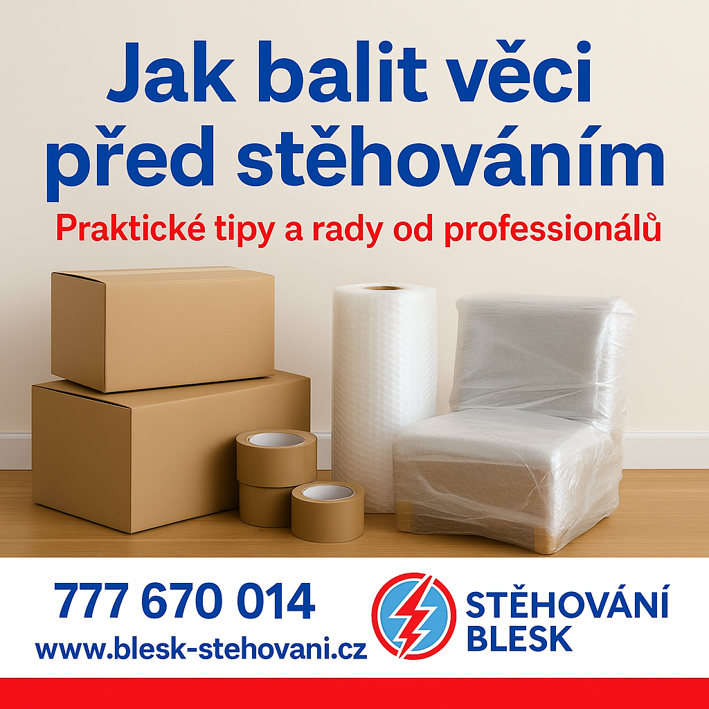 Jak správně balit věci před stěhováním – praktický průvodce